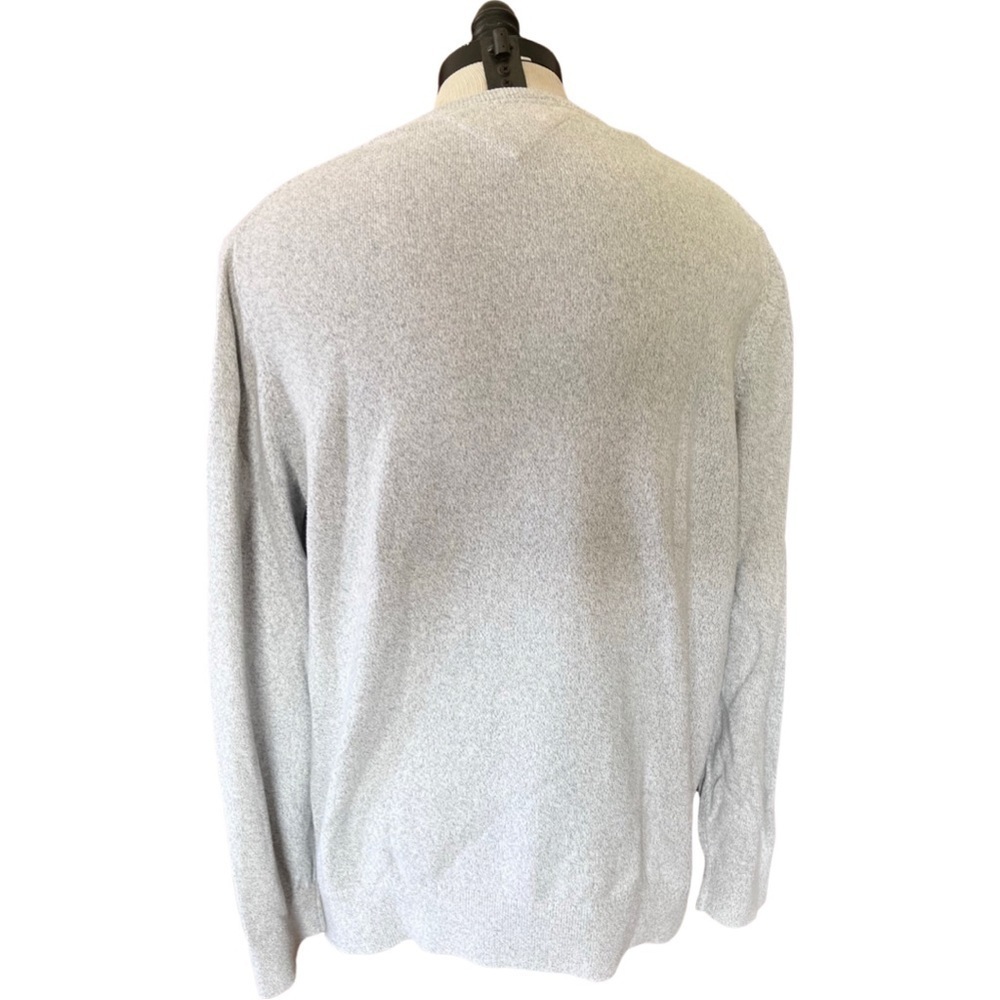 Tommy Hilfiger Men’s Gray Crewneck Cotton Sweater XXL Classic Preppy - Picture 3 of 6